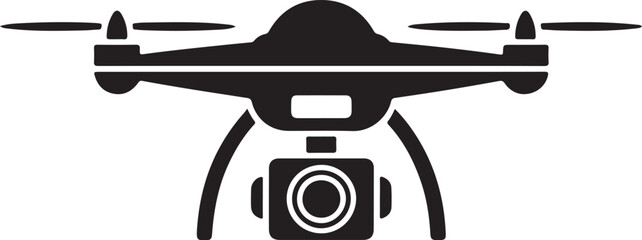Flying Drone Silhouette Vector

Quadcopter Technology Illustration

Remote-Controlled Drone Design

Modern Drone in Flight Graphic

Aerial Drone Silhouette Art