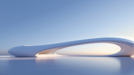 The spacious square and the simple buildings