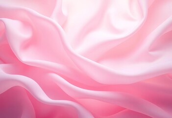 Fototapeta premium Soft, dreamy pastel hues blend in an abstract, flowing fabric texture, print, airy