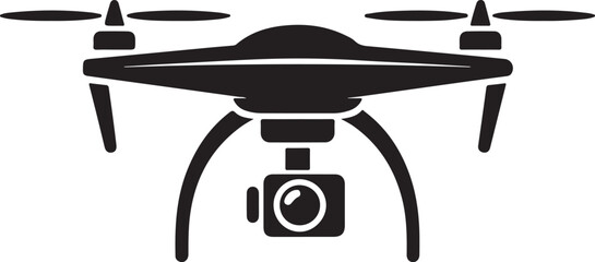 Flying Drone Silhouette Vector

Quadcopter Technology Illustration

Remote-Controlled Drone Design

Modern Drone in Flight Graphic

Aerial Drone Silhouette Art