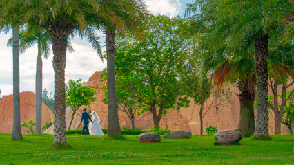 wedding in the garden