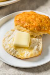 Homemade Buttermilk Biscuits with Butter