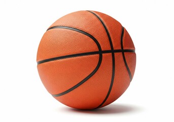 Fototapeta premium Basketball on white background isolated