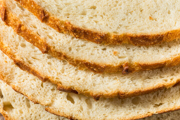 Homemade Sourdough White Bread Slices