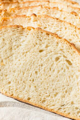 Homemade Sourdough White Bread Slices