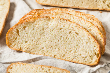 Homemade Sourdough White Bread Slices
