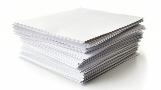 A pile of white envelopes stacked on top of each other, suitable for use in business or personal settings