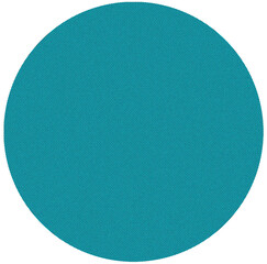 Round textured sticker made of blue paper