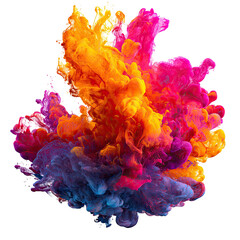 Fototapeta premium Abstract ink explosion in vibrant colors (8)