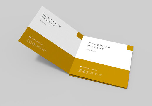 Brochure Mockup Design Template