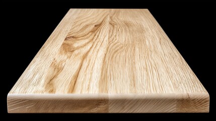 Wood plank with natural grain design ready for various crafting projects