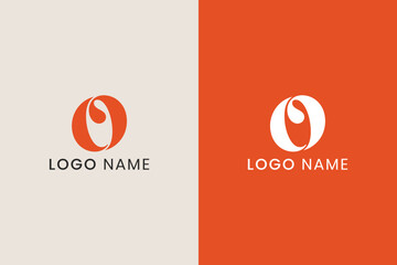 Letter O Logo Design Abstract Creative Vector