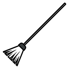 Naklejka premium shovel isolated on white background