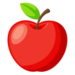 red apple vector 