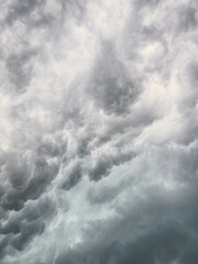 Stormy skies and tumbling atmosphere full frame