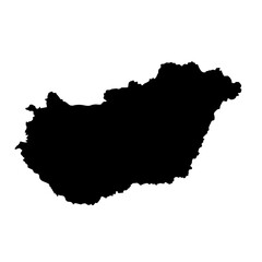 Obraz premium vector map of Hungary