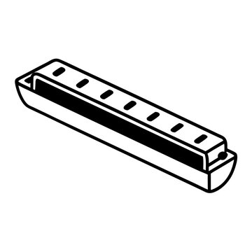 Harmonica clip art preview