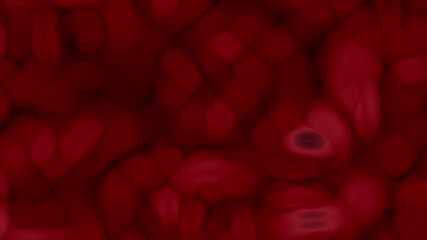 Dark red gradient blurry mass resembles cells, ideal for medical presentations, science themed designs, or backgrounds for health related projects!