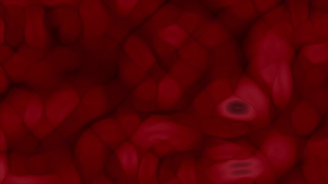 Dark red gradient blurry mass resembles cells, ideal for medical presentations, science themed designs, or backgrounds for health related projects!