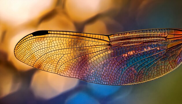 dragonfly wing close up