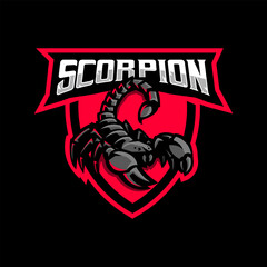 Scorpion logo design for sports esport or gaming
