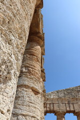 Segesta, Sicily, Italy - April 7 2025: Doric Temple of Segesta
