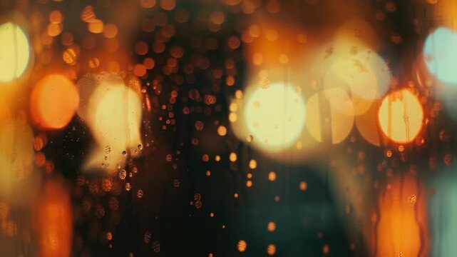 person walking in the rain, perfect for use as background or atmosphere in various scenes