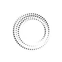 Png Modern Circle Speed Line Art with Spectrum Geometry