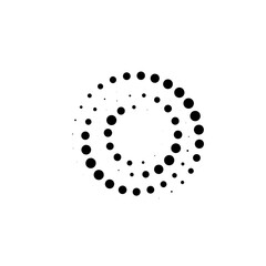 Png Circle Speed Lines with Futuristic Geometric Swirl