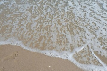 waves on the beach