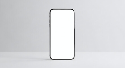 Minimalist Smartphone Mockup. Ai generation