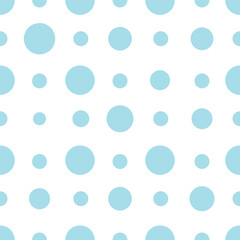 seamless pattern with blue circles background