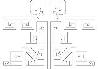 sketch silhouette vector illustration design decoration ornament classic vintage carving floral abstract modern minimalist