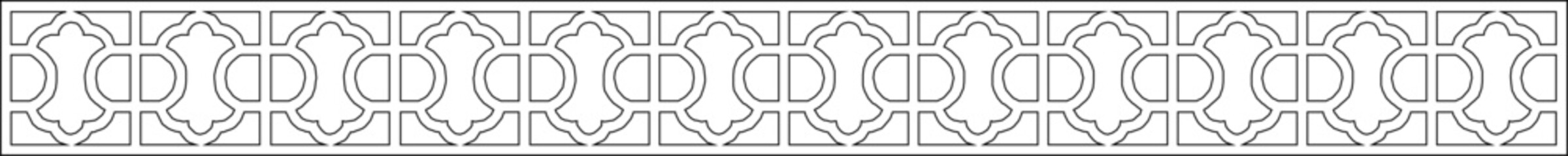 sketch silhouette vector illustration design decoration ornament long classic vintage floral carving