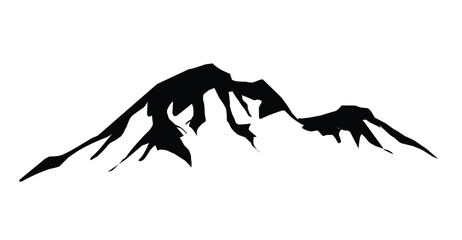 Mountain silhouette vector  illustration.eps