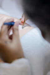 close up of a patient