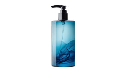 Hand sanitizer bottle pump type, Transparent background, PNG file