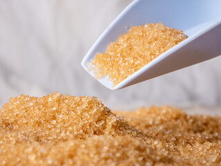 Organic Light Brown Sugar with versatile scoop.