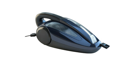 Handheld vacuum with charger Transparent background, PNG file