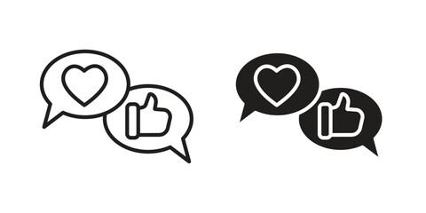 Social media icon for web designs. editable pictogram.