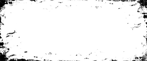 Vector vintage grunge texture distressed Frame textured border