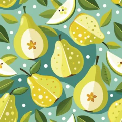 Gardinen Küche Muster  Artistic flat design seamless fruit  © glory
