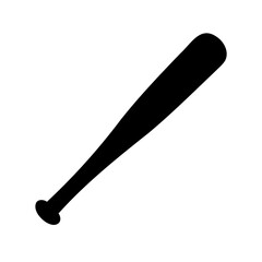 Baseball bat silhouette vector, Baseball bat and ball icon vector