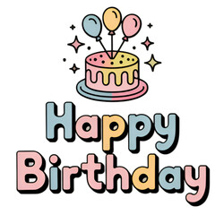 Free vector colorful cake