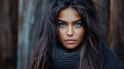 Fototapeta premium Close-up portrait of a woman