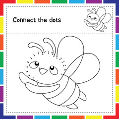 Cute Animals Connect the Dots Printable Sheet, Educational Animal Dot Puzzle for Toddlers