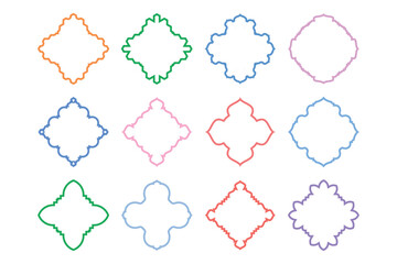  Badges and Emblems Design double Line- SET 12