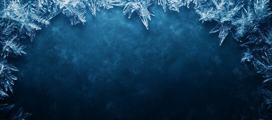 Frost background with Copy Space