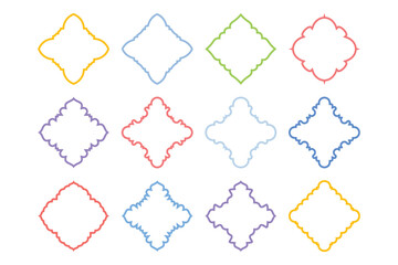  Badges and Emblems Design double Line- SET 12