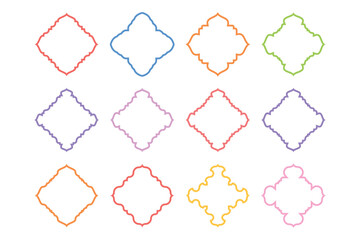  Badges and Emblems Design double Line- SET 12